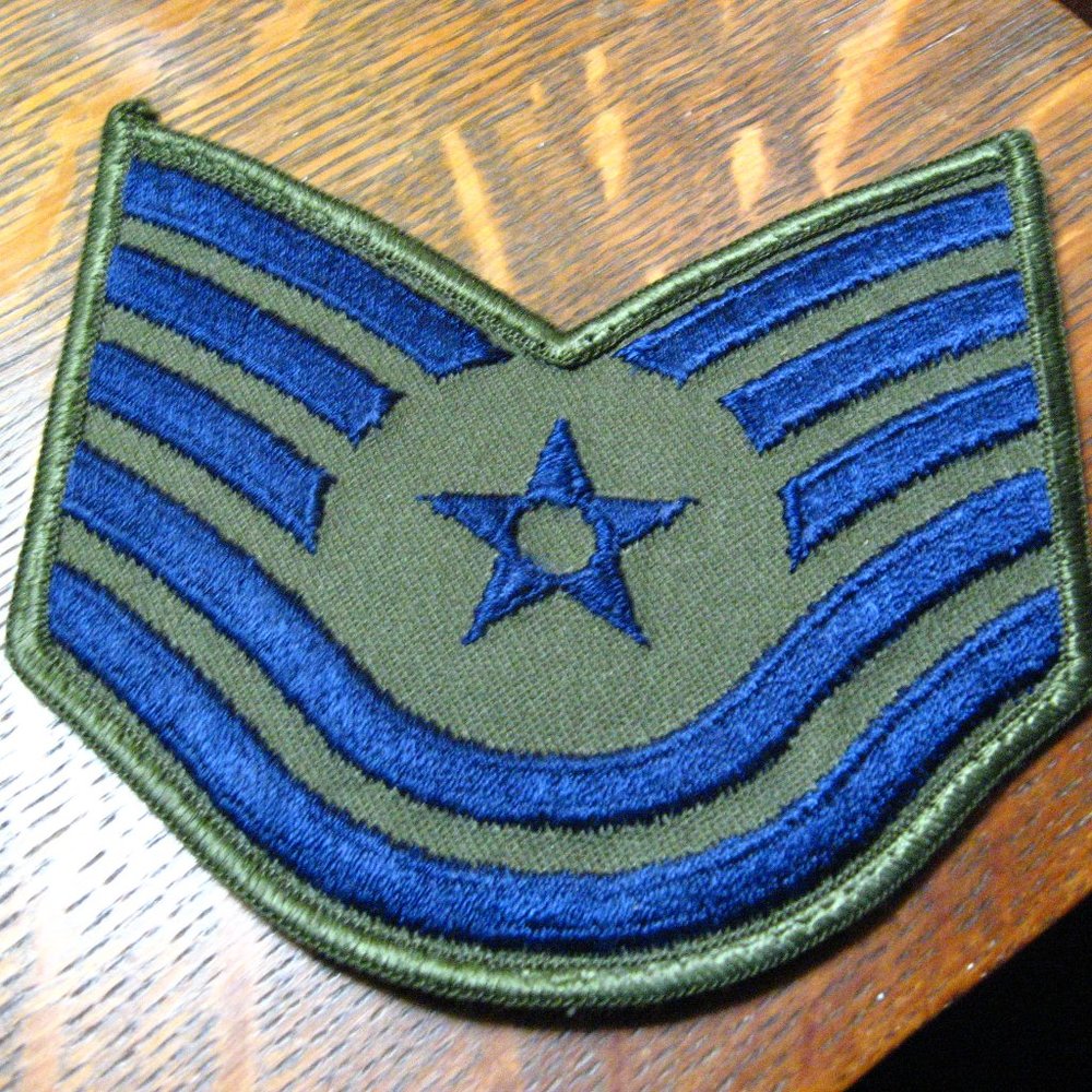 Usaf Technical Sergeant Jacket Patch - image 1